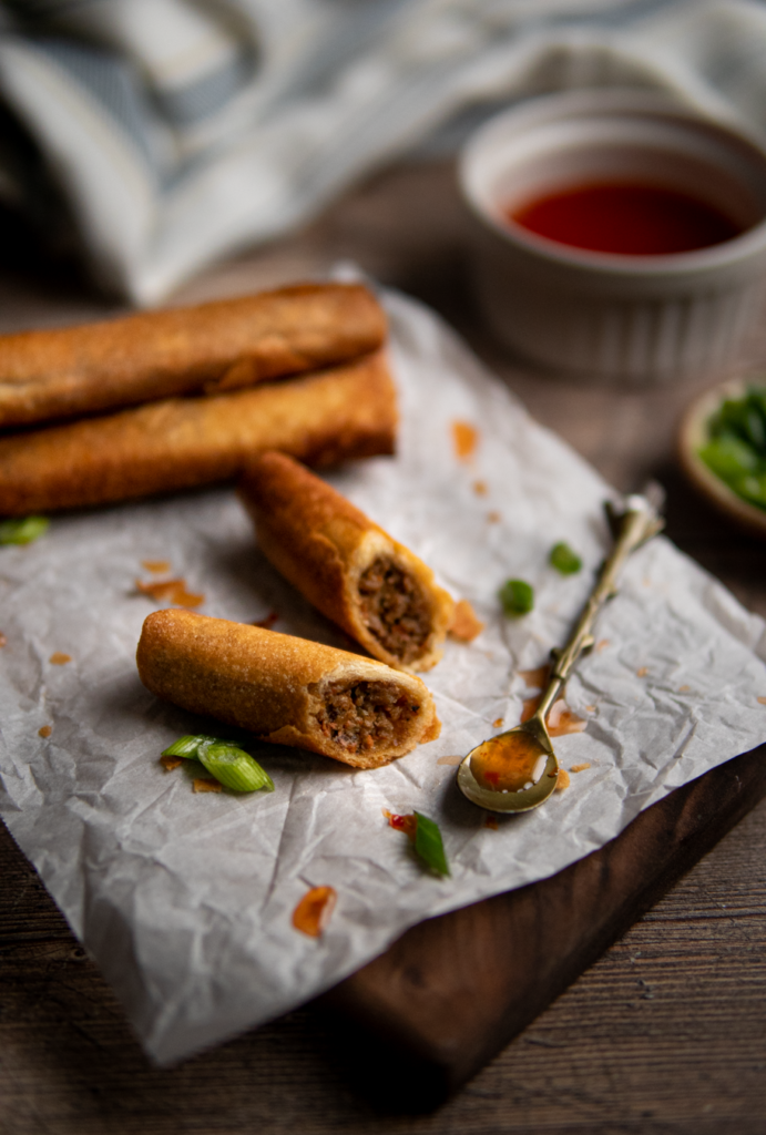 Easy Vegan Filipino Spring Rolls (Lumpiang Shanghai)