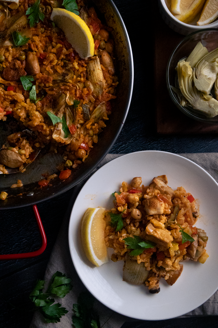 Vegan Paella (Easy Spanish Rice) - The Earth Kitchen