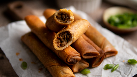 Easy Vegan Filipino Spring Rolls (Lumpiang Shanghai)