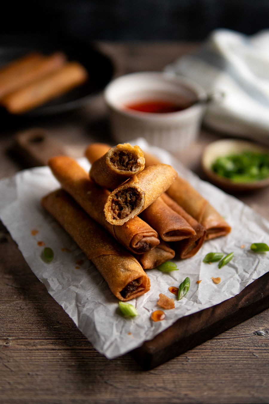 Easy Vegan Filipino Spring Rolls (Lumpiang Shanghai)